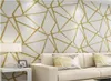 Triangolo metallico geometrico moderno design moderno carta da parati decorata per la casa per le pareti per le pareti soggiorno da letto cover del corridoio 4951475