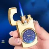Fashion Diamond Watch Presente Presente Tocha de chama mais leve Decorativa Decorativa Vintage Modern Lighters for Torch