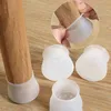 20pcs Transparent Silicone Chair Leg Furniture Legs Caps Feet Pads Table Covers Floor Protector Glides Cap 240429