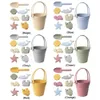 Песчаная игра вода веселье 8 шт. Детские песчаные игрушки Set Shovel Bucket Flom