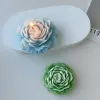 Świece S/M/L 3D silikonowa świeca Forma DIY Ręcznie robione kwiatowe świeca