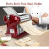 Electric Pasta Maker Household Noodle Making Machine - Stainless Steel Dough Spaghetti Roller Press with 25mm Noodle Cutter - 135W Output for Commercial Use