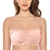 Reggisella per il petto senza spalline da donna con la seta di ghiaccio non slip bellissima schiena e sujetadores sexys soutiens-gorge sexy sexy