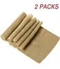 35 cm x 10 m Hessische Sackleinen rustikale Hochzeitsdekoration Dekoration Sackleinen Vintage Craft Burllap Hessian Tisch Runner Roll Vintage Jute5290925