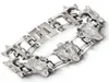 Cool Punk Rock Wolf Lion Head Heavy Stainless Steel Men Bracelet Fashion Bicycle Biker Chain Jewelry Jewellery Gifts7282455