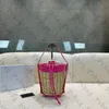 Розовый Sugao Women Tote Mag Sudbagebag Luxury Designer соломенная карманная модная сумочка высококачественная сумка с большой мощностью 8color lomgkamg-240430-102