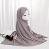 Ethnic Clothing Muslim Hijab Solid Color Wavy Diamond Long Scarf Strapped Shawl Middle Eastern Soft Multi-Color For Women