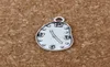 200pcslot Antique Silver Alloy Clock Pinging para jóias que produzem o colar de pulseira de corretores 13 22mm A2035831721