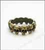 Banne de charmes vintage 22x22 mm Pendant des bracelets de bracelets en bronze antique
