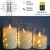 Luci di candele elettroniche a LED TIMER REMOTE LED CANDELLA IN FRAFFINA CANDLE LED CANDLE PER DEI DECIFICARE DI NABBIAMENTO 240416