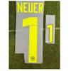 Home Textile 2024 Deutschland #1 Neuer Namenset Druck Wärmeübertragung Eisen auf dem Fußball -Patch -Abzeichen