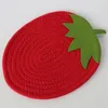 Table Mats 1/2/4PCS Dish Pad Household Cotton Rope Multifunctional Strawberry Shape High Quality Kitchen Gadgets Cup Mat 2024 Cute