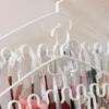 Hangers ondersteunen multifunctionele spaarruimte multi-ports golven goede lading-dragende capaciteit opslag kleding droogrek duurzaam