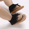 Sandalen Mode 0-18 Monate Neugeborene Multicolor-Gummi-Wanderschuhe Vorkalierer Baby Sommer Slipper Strand Casual Sandalsl240429