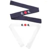 Bandanas 2 PCS Hair Band Japanse hoofdband voor sportstudenten Japanse chef-kok Karate Sushi Bandana Miss