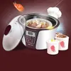 4 وعاء سيرياميك كهربائي الحساء DGD33-32EG-4-in-1 متعدد المطبخ مع وعاء رئيسي 3.2 لتر و 3 أواني صغيرة إضافية للطبخ متعدد الاستخدامات