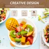 Geschirrsets Hühnchen Dessert Teller Houseparty Design Bowl für Feierlichkeiten kleiner Keramik Cartoon El