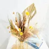 Fleurs décoratives Mariage naturel Fleur séchée Pampas Grass Bouquet pour une salle de décoration de chambre boho table basse décoration maison