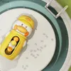 Brinquedos de banho Roda de água criativa e interessante de desenho animado com sucção de pato água de pato brinquedo brinquedo de água bebê spray brinquel