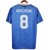 96 97 Laudrup Mens Soccer Jerseys Retro Albertz McCoist Gascoigne Gattuso Ferguson Home Away Football Shirt Uniforms à manches courtes