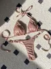 Kvinnors badkläder glänsande mikrobikini 2024 Mujer Kvinnor Sexiga PU -pärlor Push Up Thong Swimsuit Summer Bathing Suit Bandage Holiday Badkläder Y240429