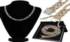 NEU 18K GLODSPLATTER Full Cz Zirkonia Herren Kupferkette Halskette 10mm Diamant Silber Gold Hip Hop Punk Rock Schmuck Geschenke für Jungen 9073242