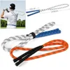 Golf Swing Rope Golf Gesture Correction Corde Anti Slip Grip Golf Swing Training Aid Golf Assistance Exercices Corde pour débutants 240416