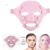 Maschera facciale in silicone facciale a v viso a forma di viso dimagrante faccia massaggio anti-rughe ems dispositivo terapia di bellezza macchina 240416 240416
