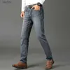 Men's Jeans 2024 Elastic Jeans for Mens Business Classic Fashion Denim Pants Slim Fit Casual Straight Leg Jeans Soft and Comfortable JeansWX