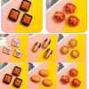 Decorative Figurines 50PCS Cute Flatback DIY Mini Artificial Cake Bread Food Doughnut Beads Candy Bear Dog Resin Jewelry Gifts Miniatures