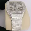 VV's van hoge kwaliteit Moissanite bezaaid met diamanten horloge voor mannen Beste mode -sieradencadeau