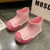 Bottes de pluie Style pour femmes kawaii chaussures en caoutchouc imperméables