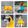 Appareils pour chiens M-9xl Sweat à capuche imperméable tout compris pour petits chiens moyens en manteau pour animaux de compagnie