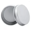 Bouteilles de rangement 30 ml d'argent en aluminium à lèvres rond Round à lèvres avec bouchon à vis (paquet de 96)