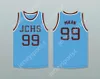 Custom Nay Mens Youth / Kids George Mikan 99 Joliet Catholic High School Hilltoppers Light Blue Basketball Jersey 2 Top cousé S-6XL