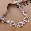 Chaîne 925 Bracelet en argent sterling pour le mariage Lady Lovely Noble Beautiful Bielry Fashion Beau bracelet chaud cadeau