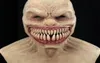 Feestmaskers Halloween Horror Headdear Latex Clown Devil Face Cover Terror Creepy Gagtooth Demon Cosplay Cosplay Costume Props 2209089859736