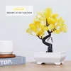 Decoratieve bloemen opstelling ornamenten groene plastic planten bonsai kleine boom pot nep plant potten bloemkamer decor huis el tafel