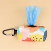 Dog Apparel Doggy Waste Zipper Pouch Poop Carrier Dispenser Bag Portable Puppy Potty Carrying With