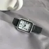 Armbanduhr klassische Retro Uhren lässig Quarz Zifferblatt Lederband Band Ladies Watch Rechteck Uhr Mode Handgelenk für Frauen Reloj