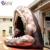 Wydarzenie na świeżym powietrzu Reklama Inflatible Shark łuk Inflacja Zwierzęta łukowate Drzwi Blow Up Ocean Temat Archway do dekoracji imprezowej z Air Blower Toys Sport
