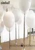 10st 36 tum 90 cm stor vit ballong latex ballonger bröllop dekoration uppblåsbar helium luftbollar Grattis på födelsedagsfest ballonger s7493731
