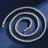 NACCOLA TENNIS HIP HOP 4mm creata gemma moissanite unisex una collana di tennis di base per la catena di tennis di gioielleria