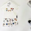 Trendy Brand Baby Kleinkind Set neue Kurzarmschlärme für Jungen Mädchen Neugeborene Babykleidung Sets Fashion Kids T-Shirt Shorts 66-100 cm CSD2404303