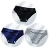 Kvinnors trosor 3st Silk Underwear Underpanties Kvinnor Underkläder Sömlösa damer Underbyxor M-xxxl Slip Femme 3st/Set
