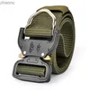 Belts 3.7cm Width Mens Canvas Belt Metal Insert Buckle Military Training Belt Army Tactical Belt Nylon For Men Quality Male Strap XW