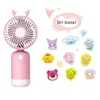 Party Favor Gift Cheap Price Desktop Handheld Mini Portable Rechargeable Silent Wind Power Electric Fan 0430