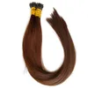 Stick Super di qualità I Capelli di punta ESTENZIONI 300STRANDS per 1 grammo per snello di cheratina a filo umano Virgin Remy Hair Extension