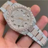 Orologio marchio personalizzato Moissanite Diamond ghiacciato con il prezzo all'ingrosso dal business dei fornitori cinesi Seiko Fashion Jewelry Men 6mm