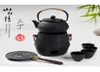 900ml 껍질 일본식 스타일의 오래된 철 주전자 테스 부빈 탁부는 스트레이너 꽃 차 세트 Puer Kettle Coffee Tea Pots4143896과 함께 제공됩니다.